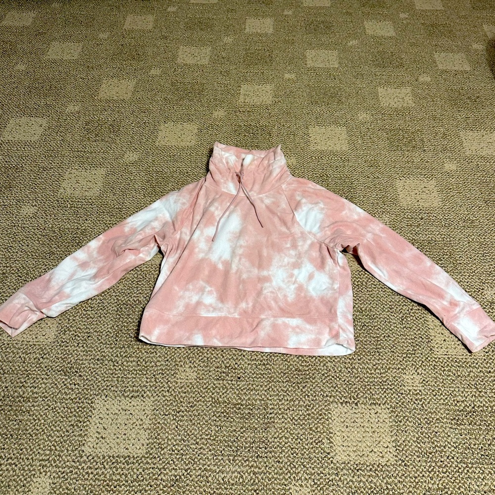 Women’s pink & white Old Navy sweatshirt